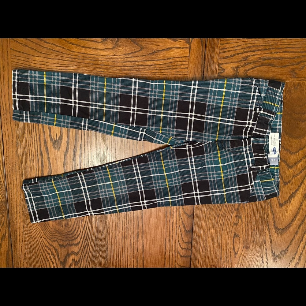 Mini Pixie Stretch Plaid Pants